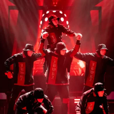 A Jabbawockeez performance in Las Vegas
