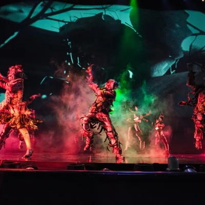 Dancers dressed as ghouls during Michael Jackson ONE in Las Vegas