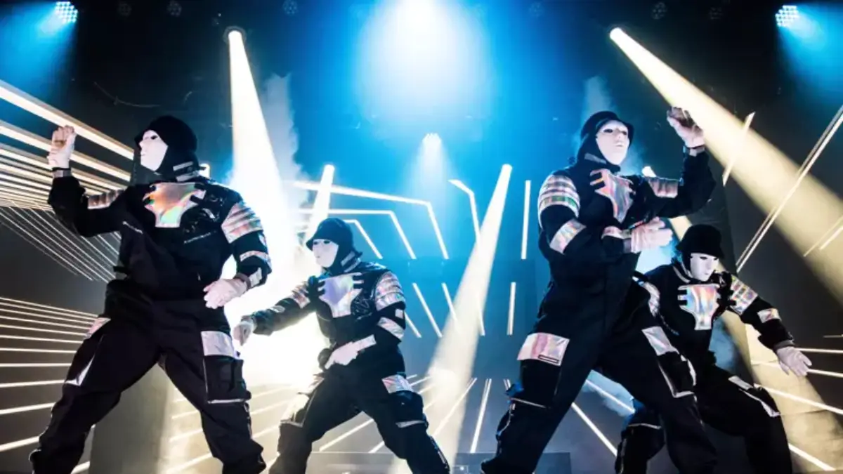 Dancers during Jabbawockeez in Las Vegas