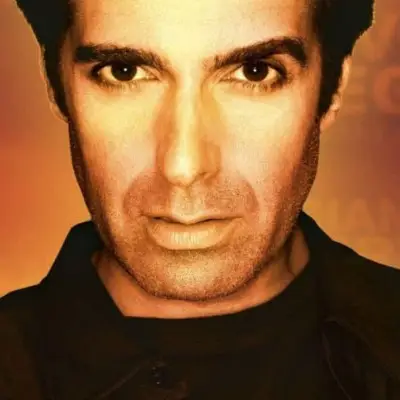 A close-up shot of David Copperfield