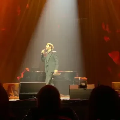 Josh Gorban and choir singing