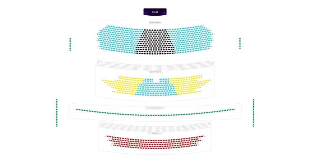 O theatre venue layout