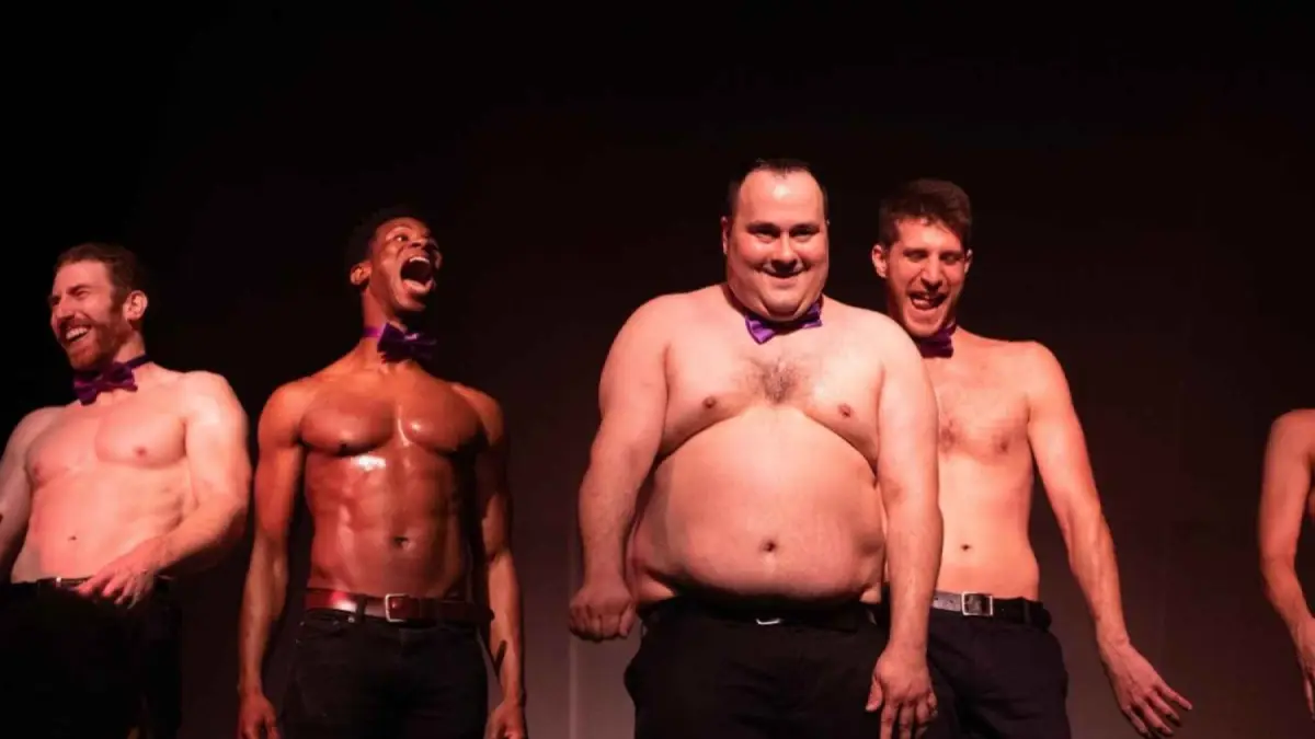 Thunder Bulge performers during the show in Vegas