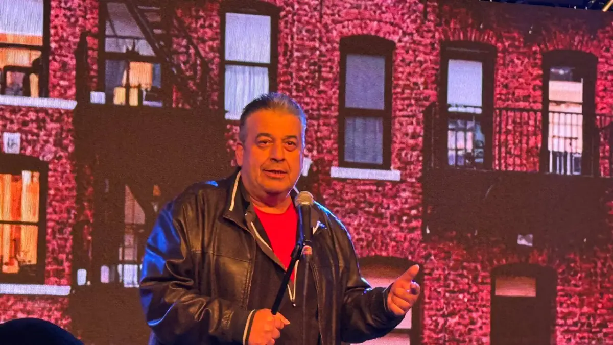 The comedian performing in Las Vegas