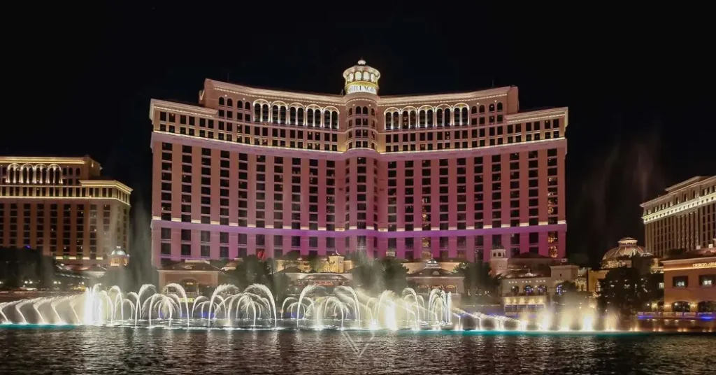 Hotel Bellagio at the Las Vegas 
