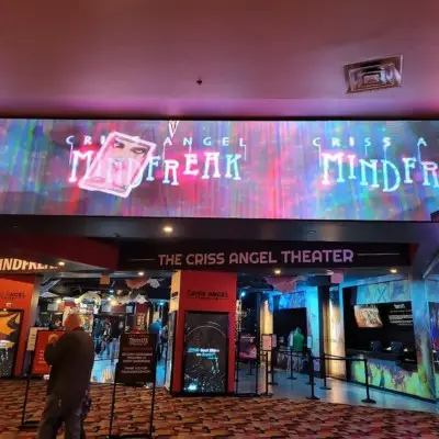 Entrance to the Criss Angel theater
