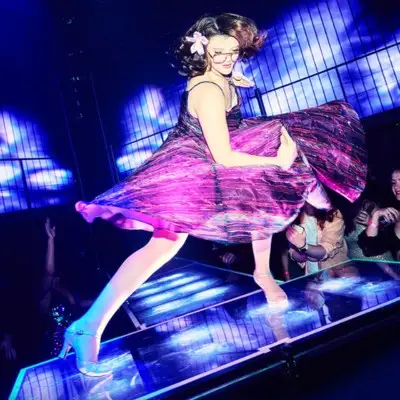 Dancer in a dramatic move for DiscoShow in Las Vegas