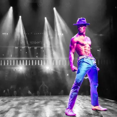 Dancer posing in Magic Mike Live