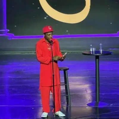 Eddie Griffin on stage for the Eddie Griffin: Live and Unleashed show in Vegas