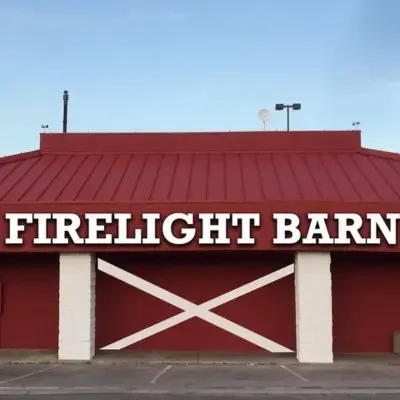 Outside the Firelight Barn Dinner Theater