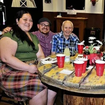 The audience at Interactive Murder Mystery show in Firelight Barn