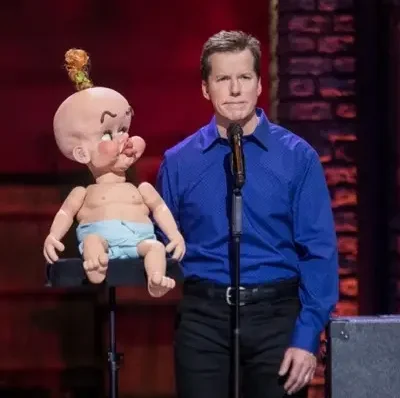 Jeff Dunham performing ventriloquy for his show in Vegas