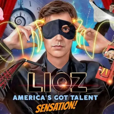 A poster of LIOZs show in Las Vegas
