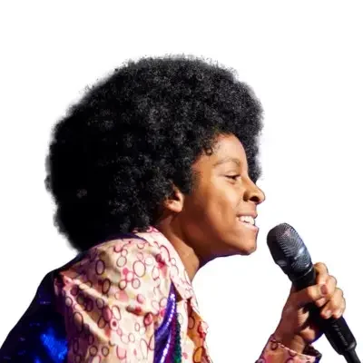 A picture of Micahel Jackson look-alike performing