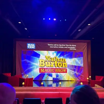 The stage at the Nathan Burton Theater