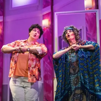 Performers dancing at Menopause the Musical in Vegas