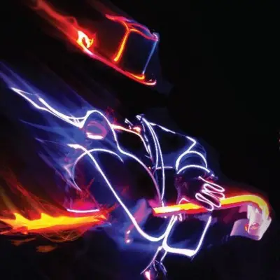 Poster for iLuminate show at the STRAT in Vegas