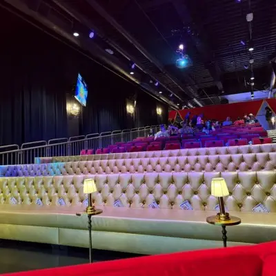 Sitting area at the Nathan Burton Theater