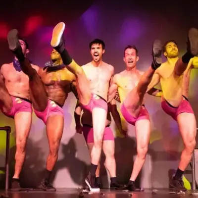Thunder Bulge performers dancing in Las Vegas
