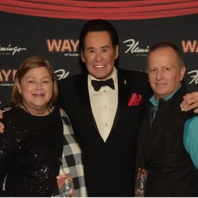 Wayne Newton singing with a guitar at the Up Close and Personal show in Vegas